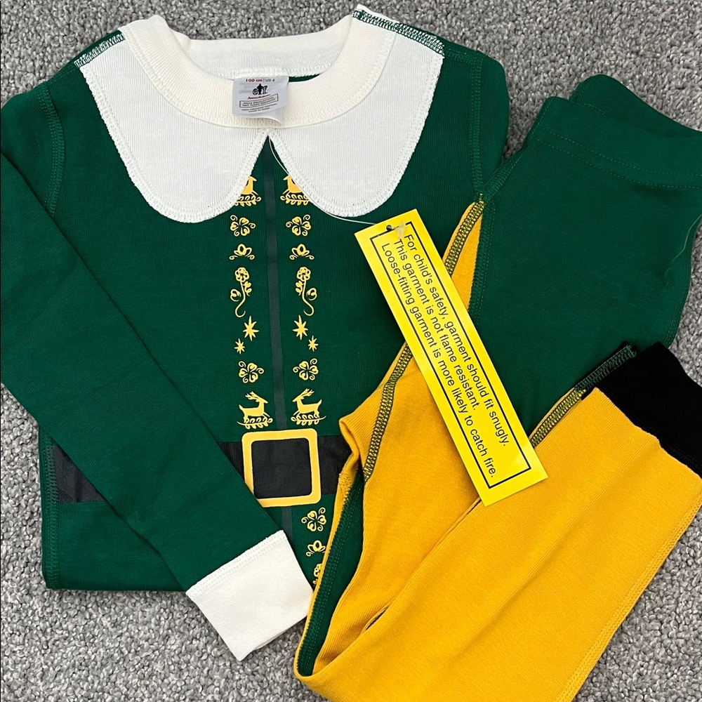 Hanna Anderson Elf Pajama Set